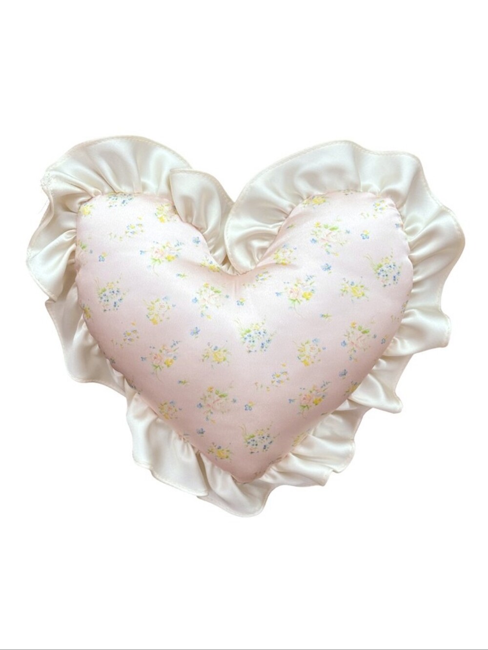 Lacemade Heart Shaped Satin Pillow
